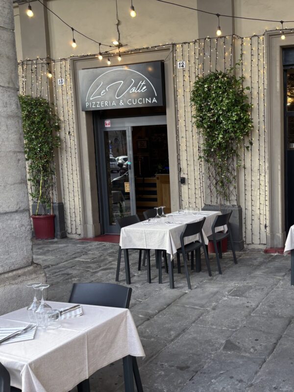 Le storiche volte in pietra dell'osteria